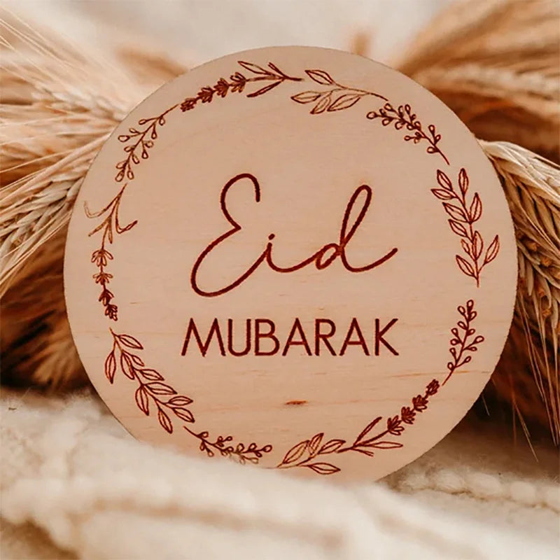 Ramadan Holzplatten Eid Mubarak
